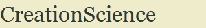 CreationScience